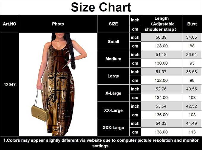 Women's Summer Floral Maxi Dress | Spaghetti Strap Sundress
